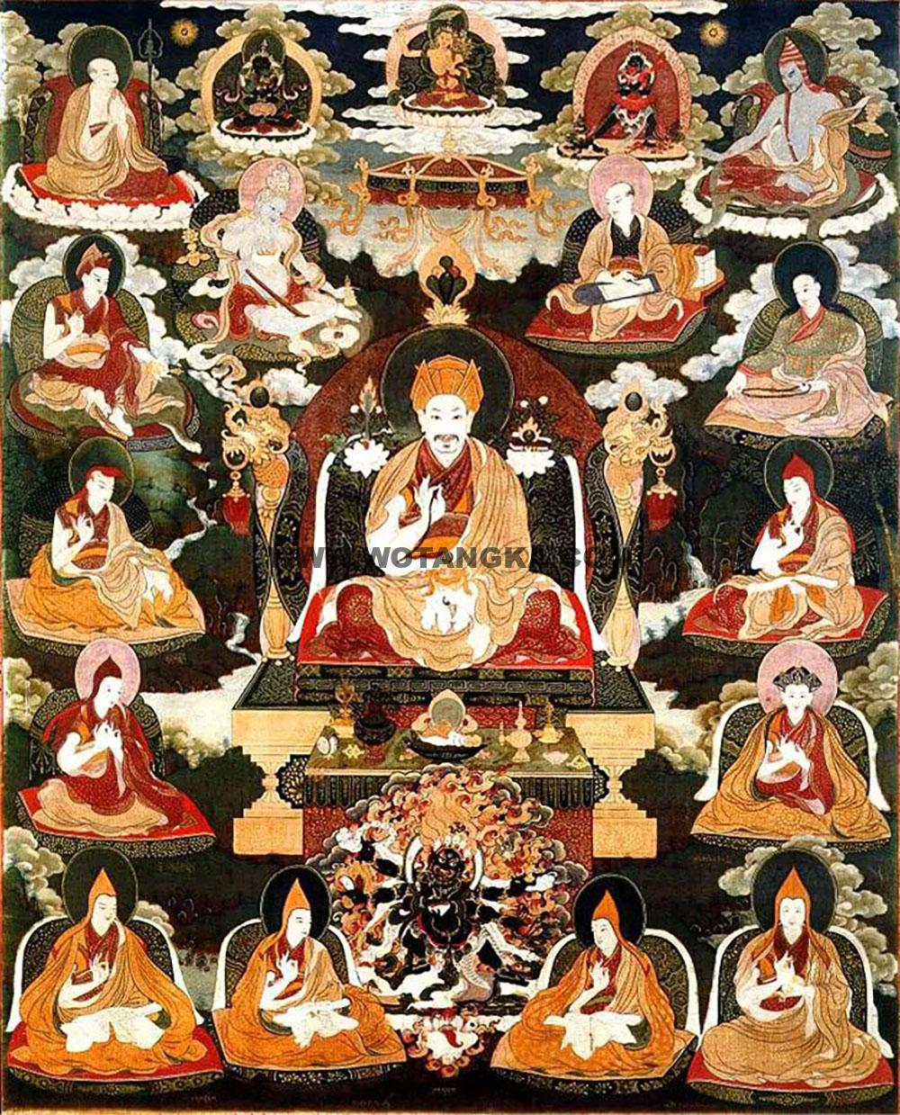 沃唐卡编号AC58002：三世章嘉