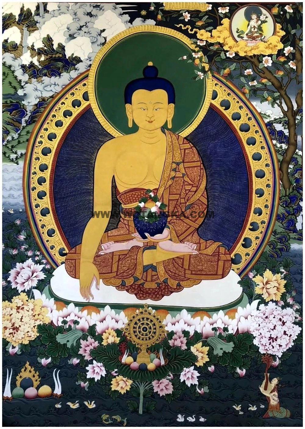 沃唐卡编号AC63830：释迦牟尼佛