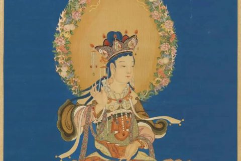 沃唐卡编号AC64653：文殊菩萨