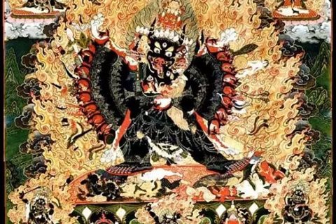 沃唐卡编号AC73068：大威德金刚