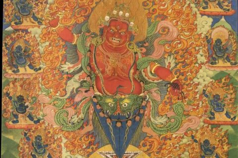 沃唐卡编号AC73239：忿怒莲师金刚橛