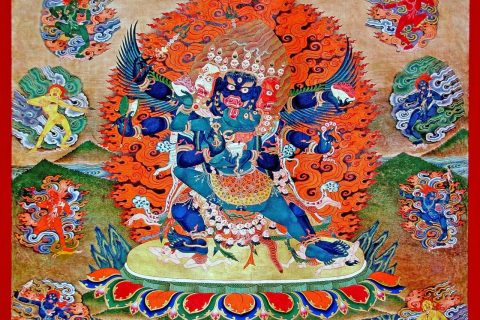 沃唐卡编号AC76452：赫鲁嘎明王