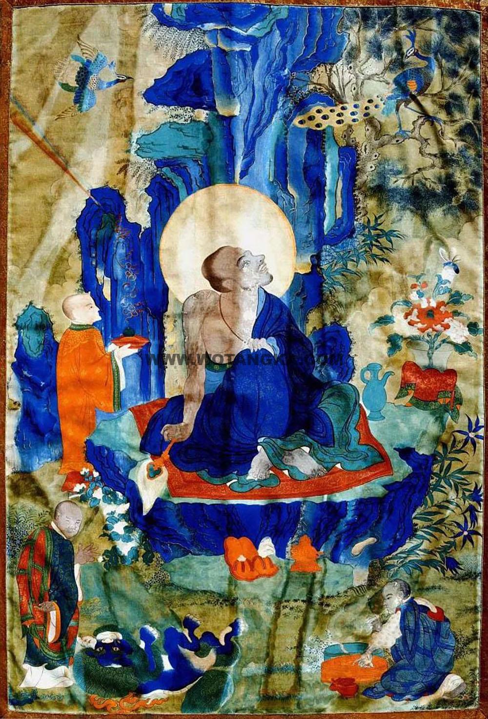 沃唐卡编号AC77450：迦诺迦伐蹉阇尊者