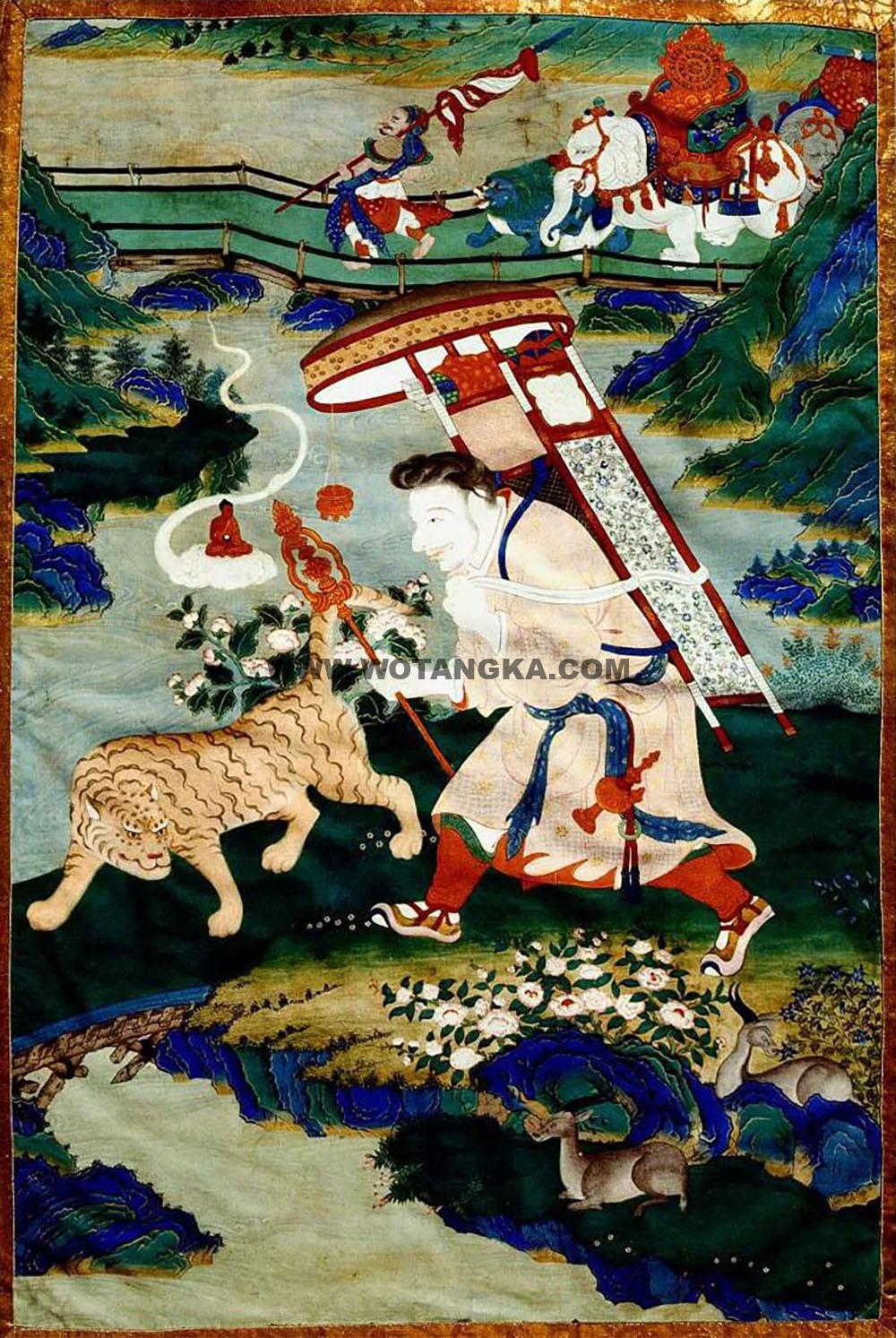 沃唐卡编号AC77525：羯摩札拉尊者