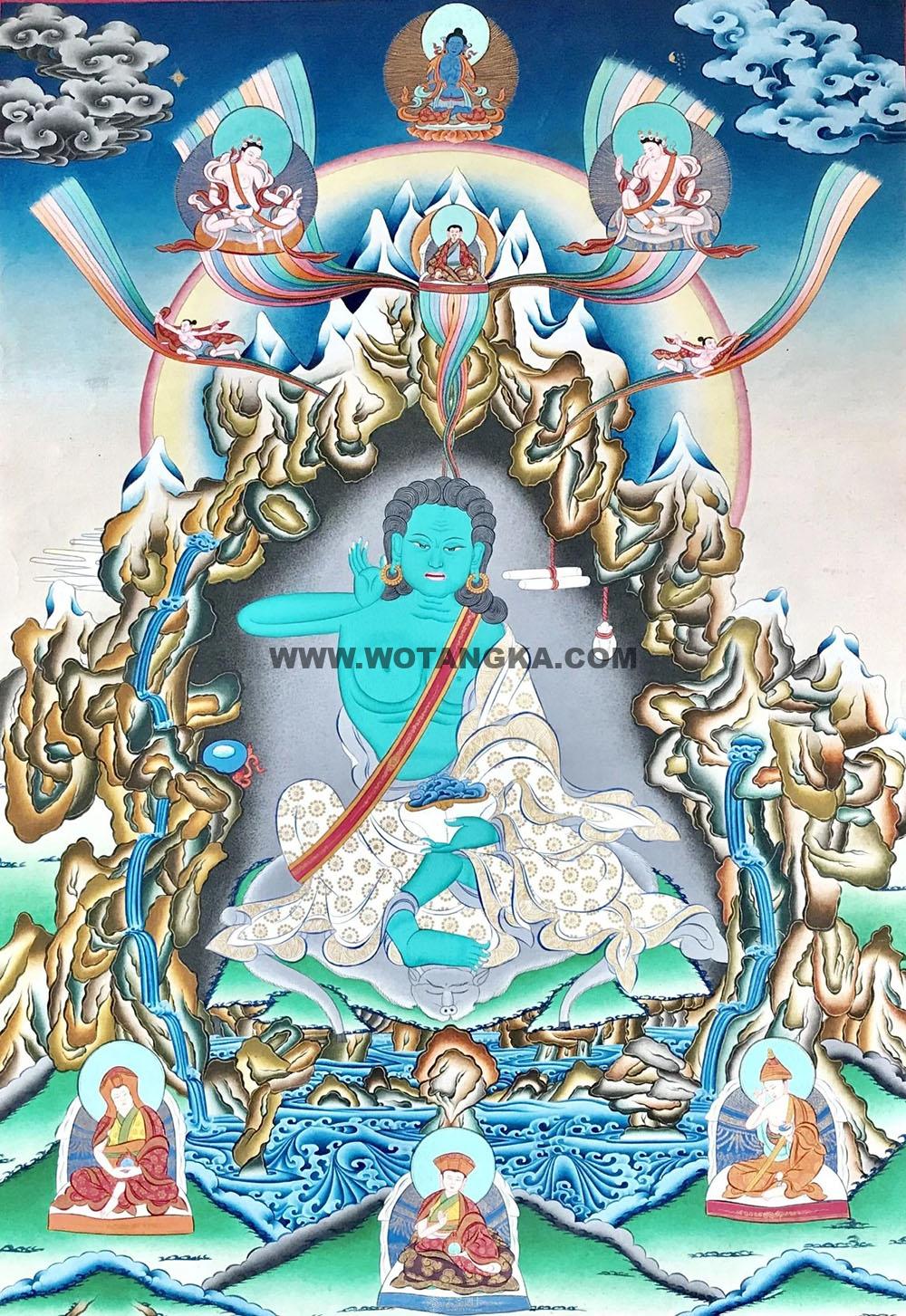 沃唐卡编号AC79996:米拉日巴