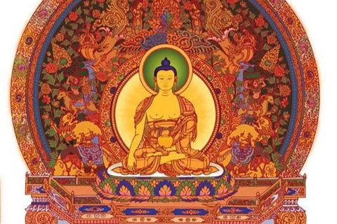 沃唐卡编号AC82104：释迦牟尼佛