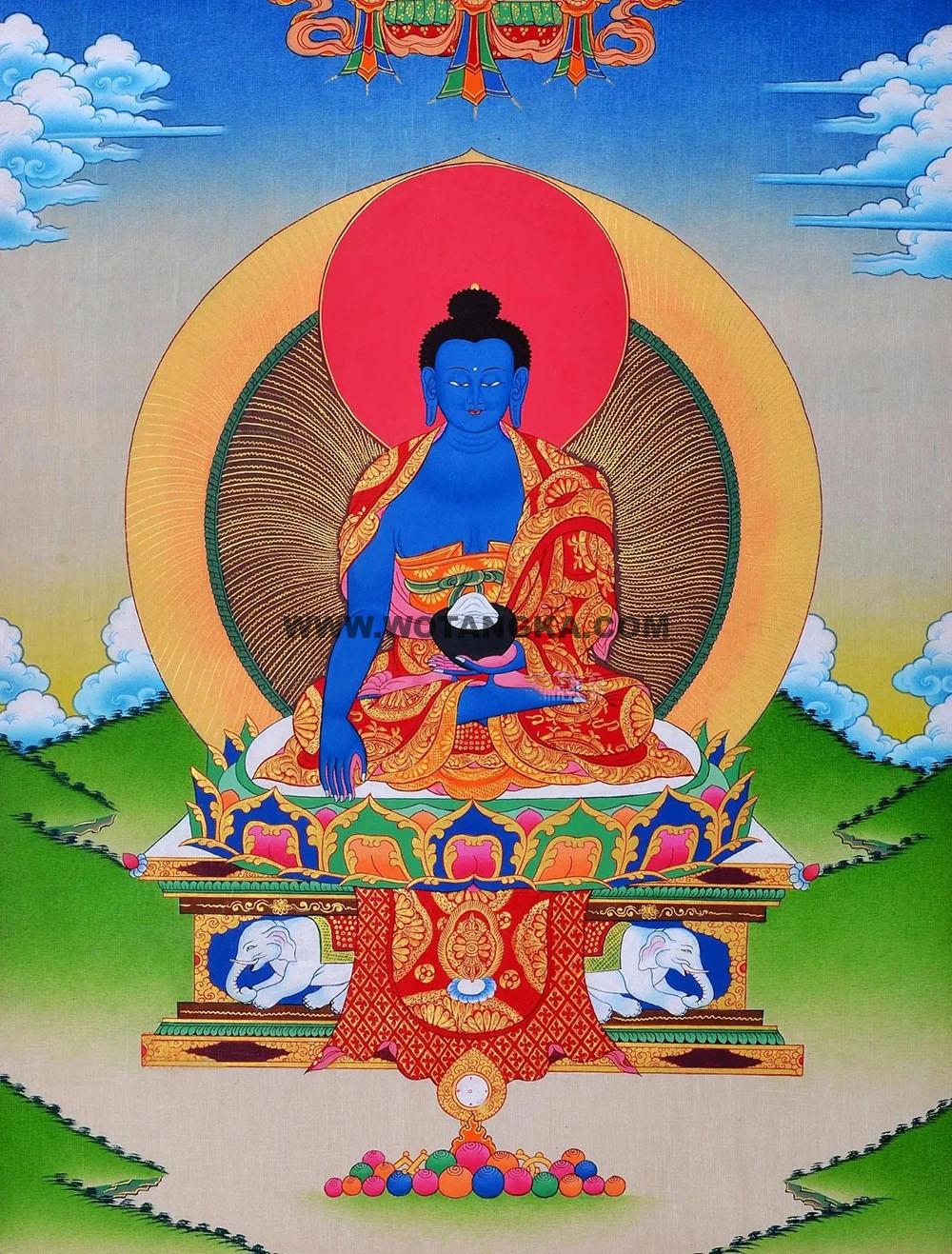 沃唐卡编号AC88436：阿閦佛