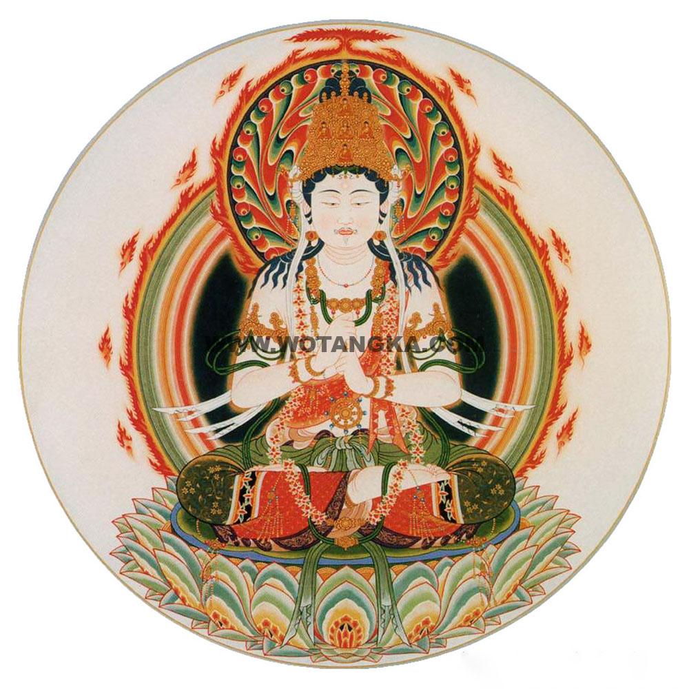 沃唐卡编号AC91973：大日如来