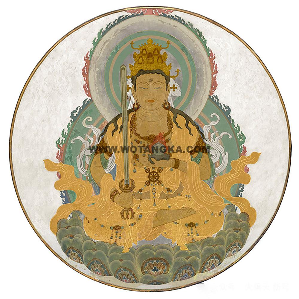 沃唐卡编号AC91996：虚空藏菩萨