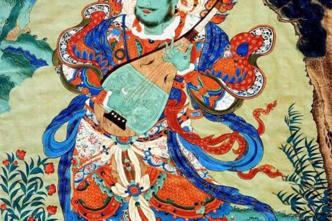 2025.01.15-雍和宫四大天王（套件）古唐卡赏析