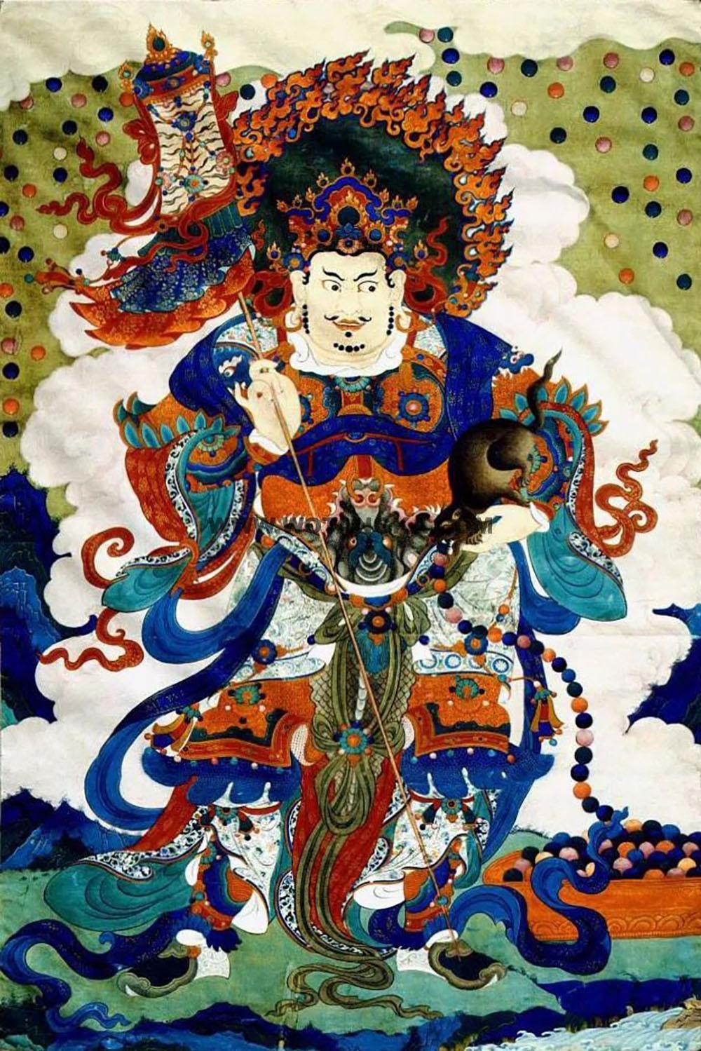 2025.01.15-雍和宫四大天王（套件）古唐卡赏析