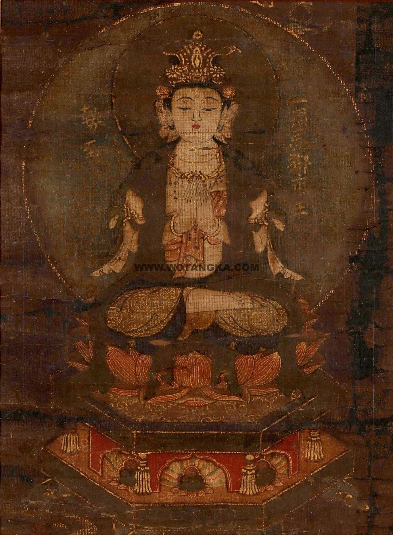 沃唐卡编号AC96819：大势至菩萨