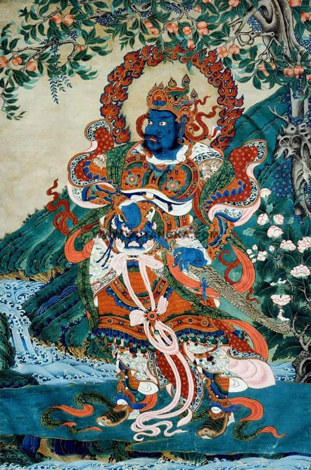 2025.01.15-雍和宫四大天王（套件）古唐卡赏析