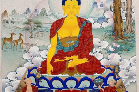 编号188-316529：嘎玛嘎赤-释迦牟尼佛（90*60CM左右）