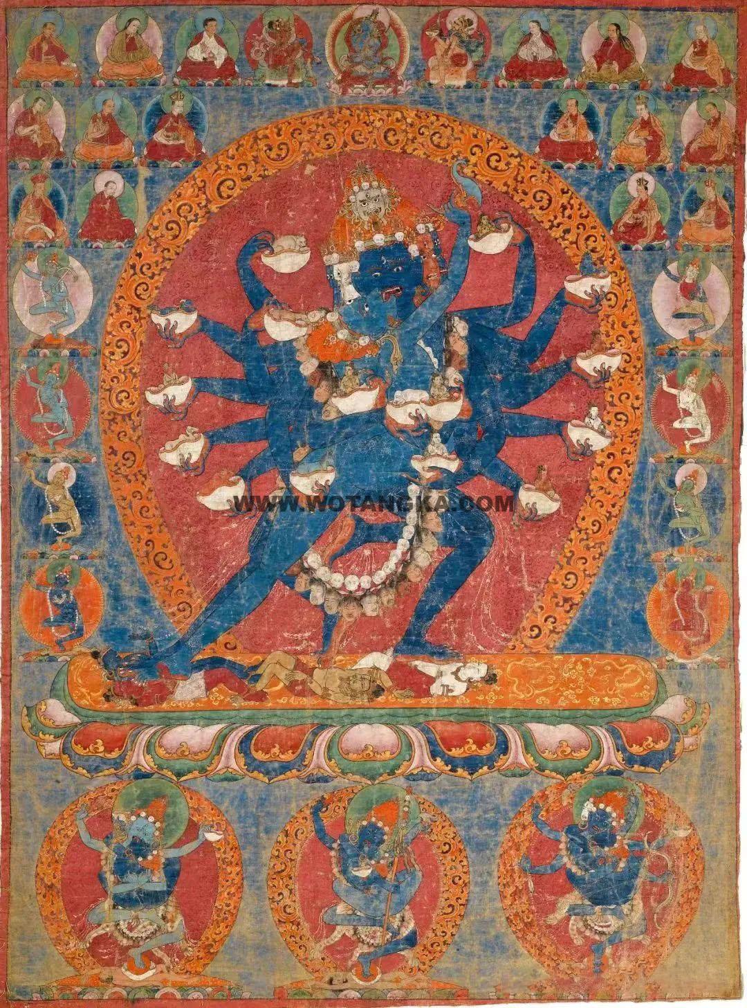 沃唐卡编号AC13032：喜金刚