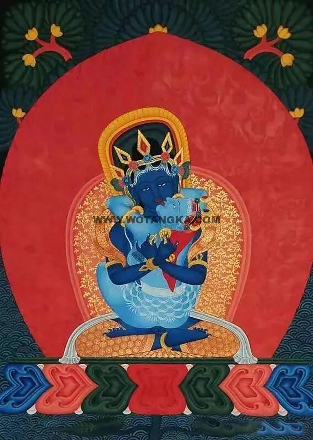 沃唐卡编号AC16498：金刚持