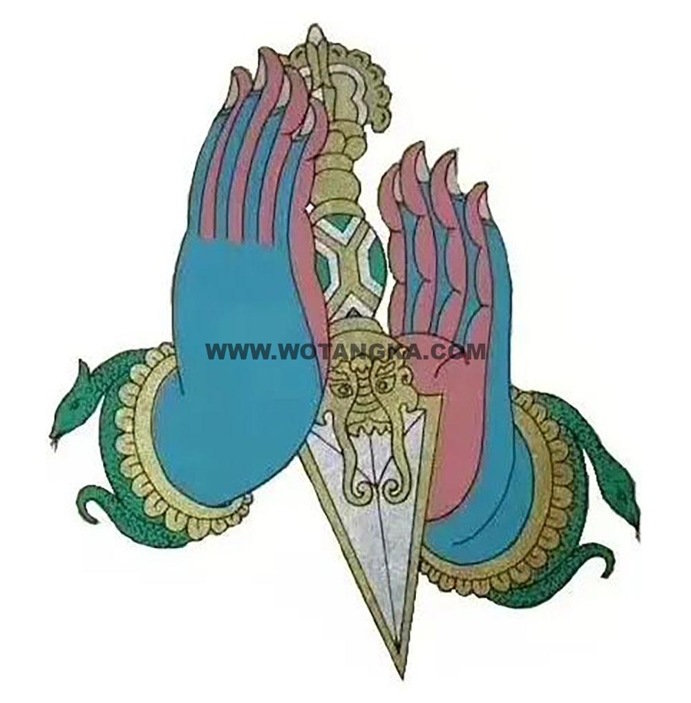 沃唐卡编号AC17367：持橛普巴金刚手