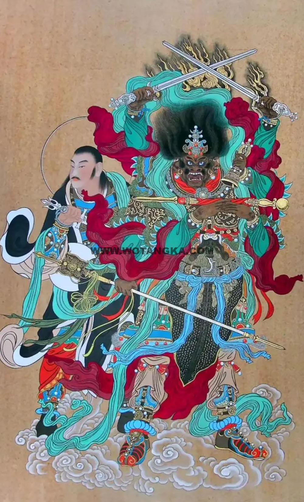 沃唐卡编号AC17410：天猷元帅