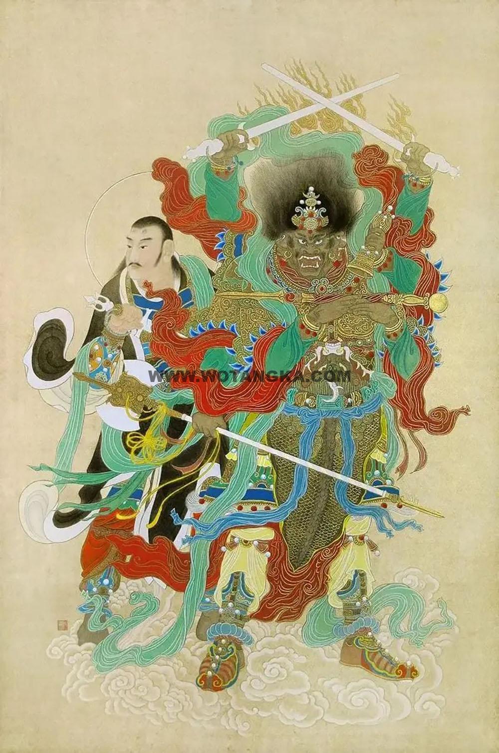 沃唐卡编号AC18007：天猷元帅