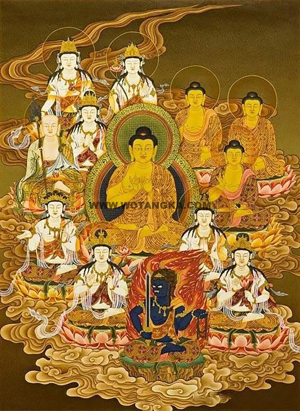 沃唐卡编号AC23326：虚空藏菩萨经