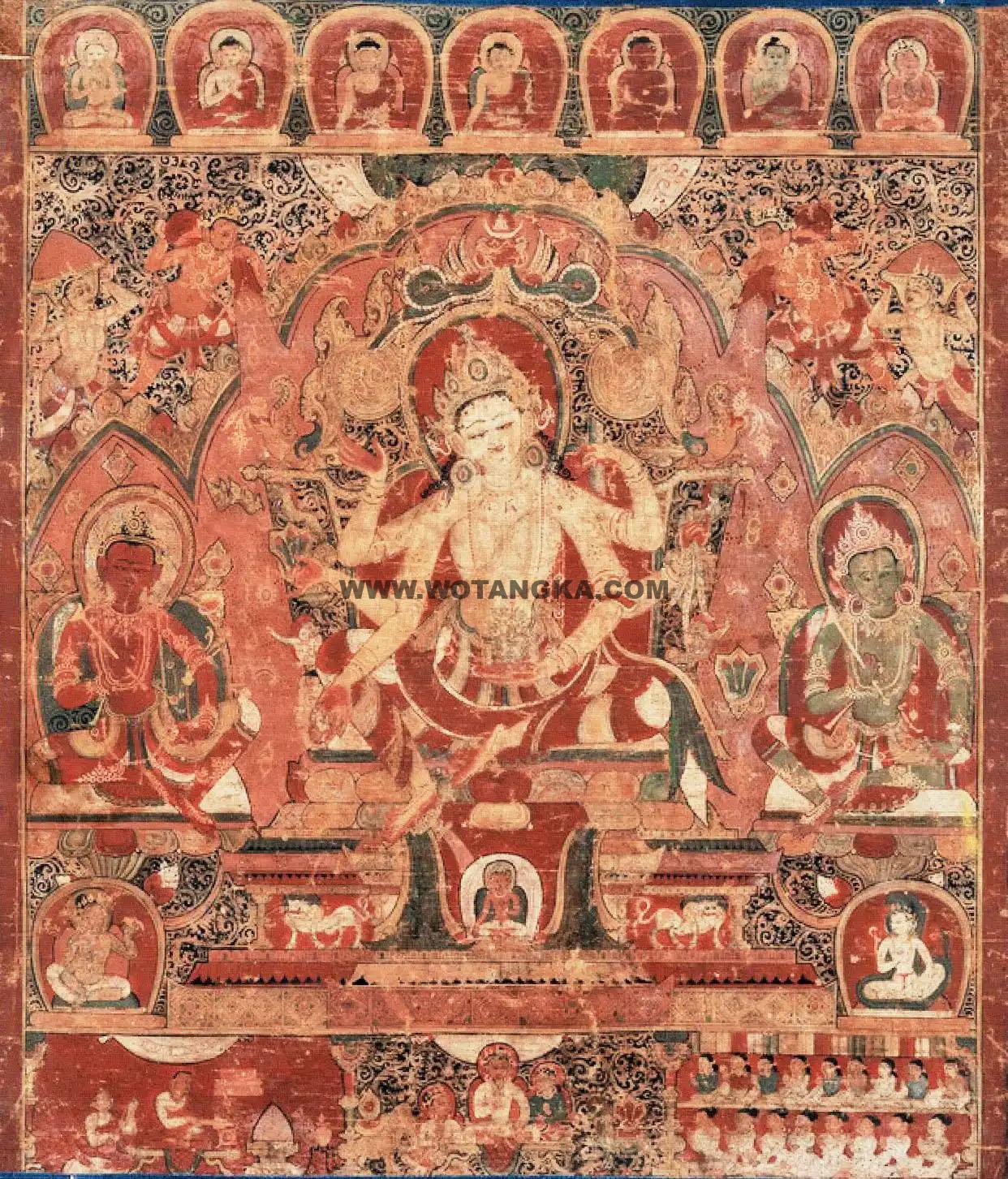 沃唐卡编号AC29037:财源佛母