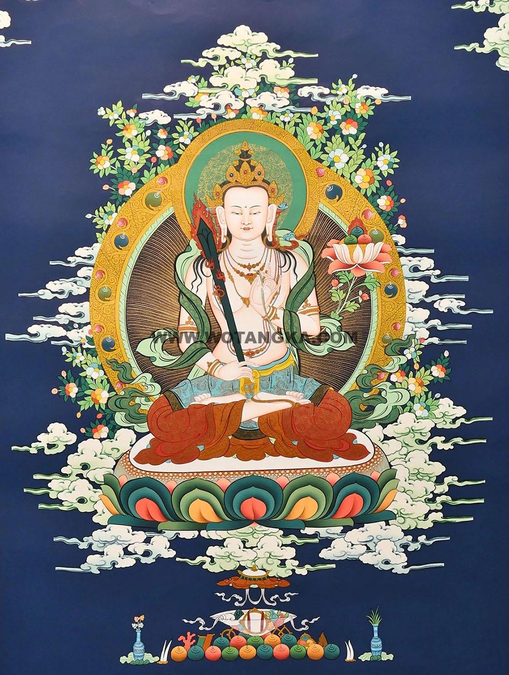 沃唐卡编号AC30875：虚空藏菩萨