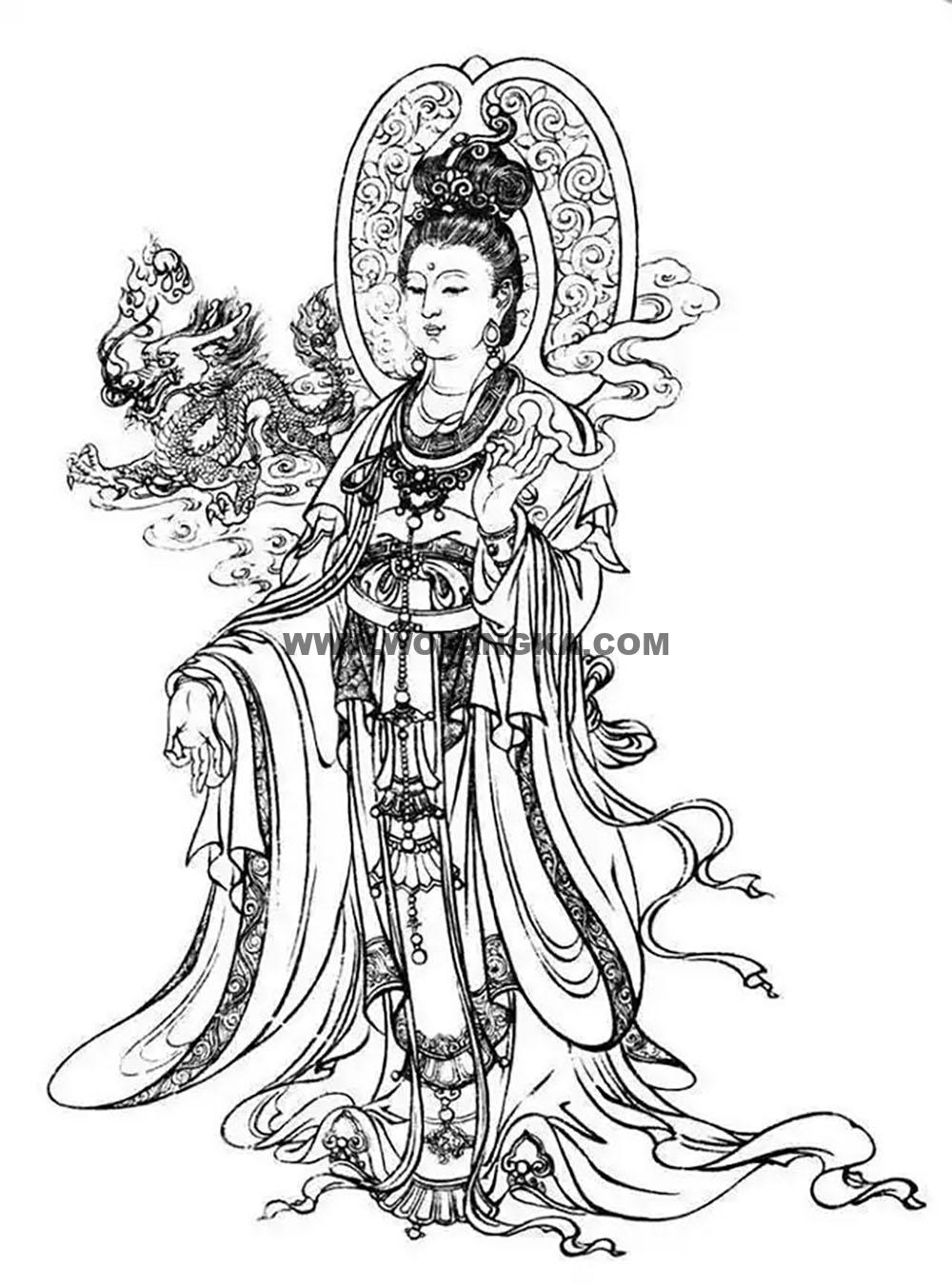 沃唐卡编号AC36119：西王母