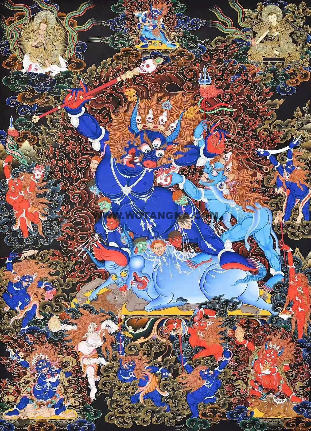 沃唐卡编号AC36707:阎魔敌