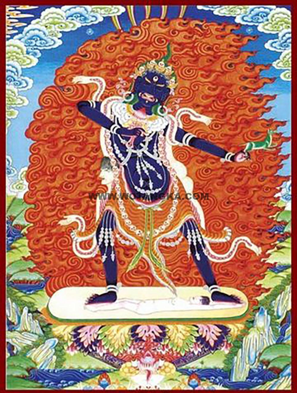 沃唐卡编号AC37319：一髻佛母