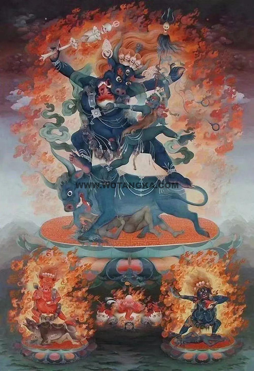 沃唐卡编号AC39271：阎魔敌