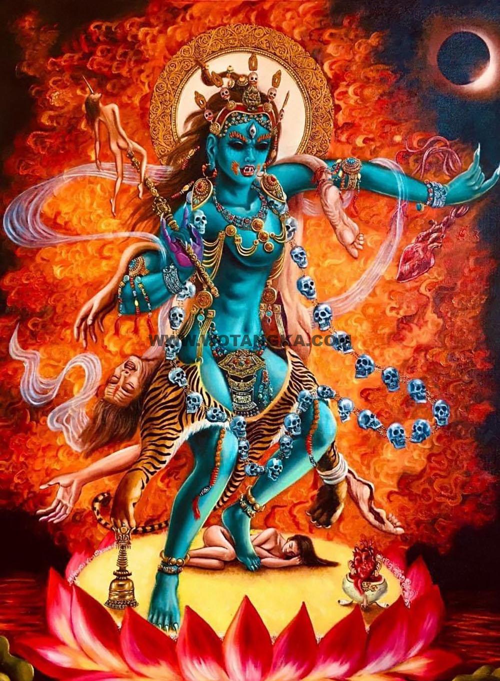 沃唐卡编号AC39504：一髻佛母