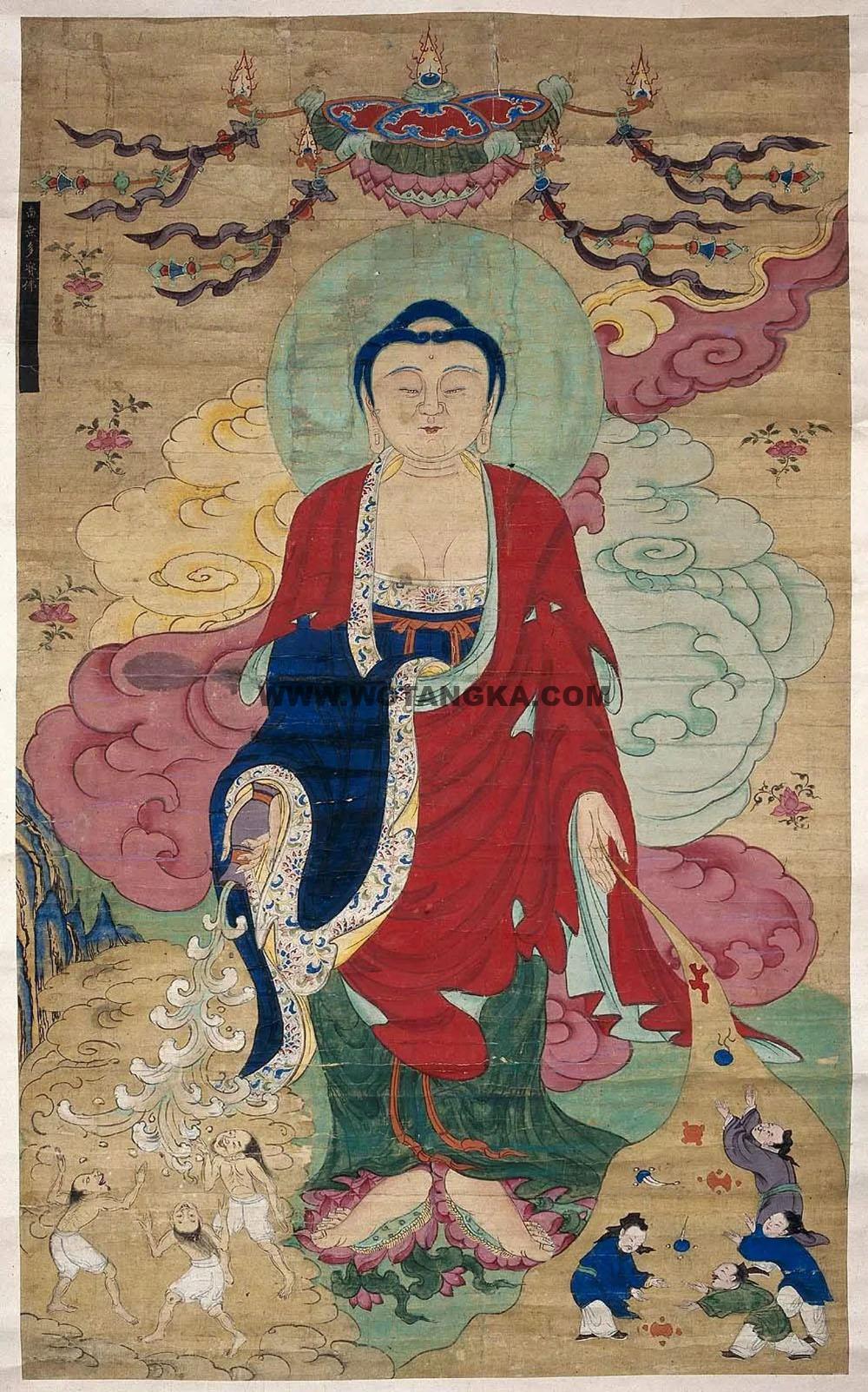 沃唐卡编号AC50025：多宝佛