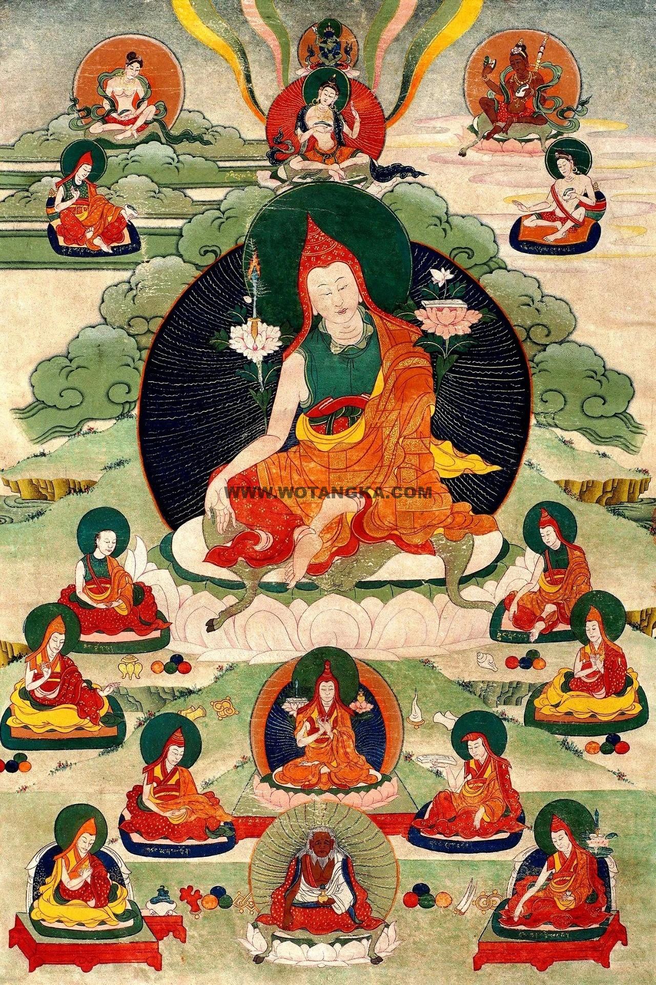 沃唐卡编号AC50512：蒋扬钦哲旺波