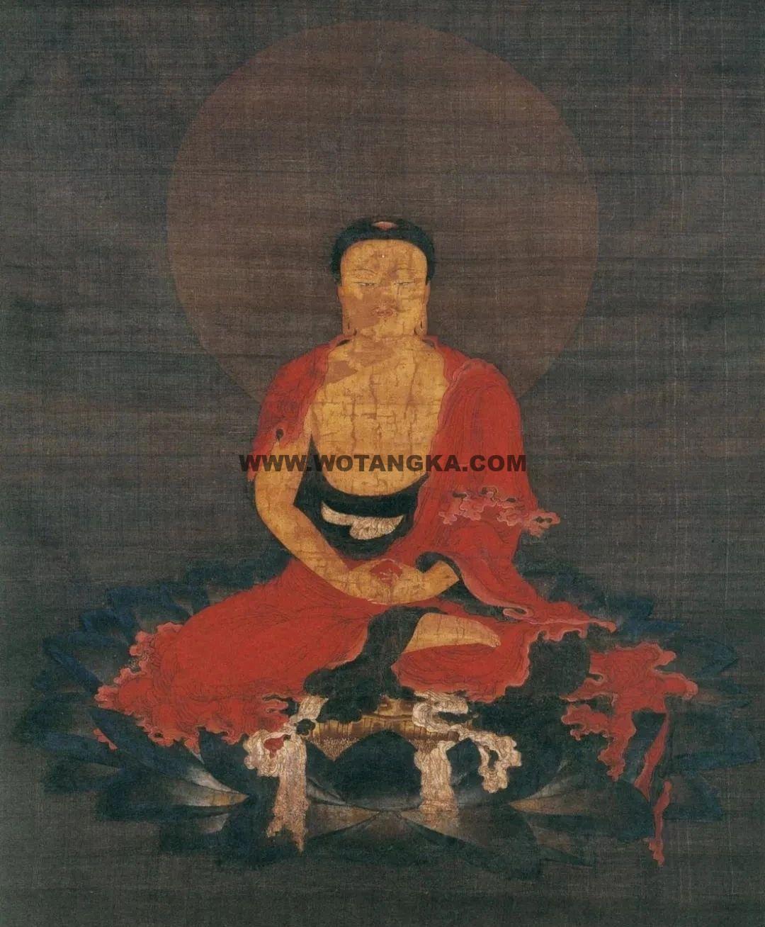 沃唐卡编号AC51844：药师如来