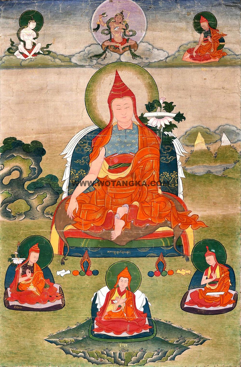 沃唐卡编号AC52498：上师