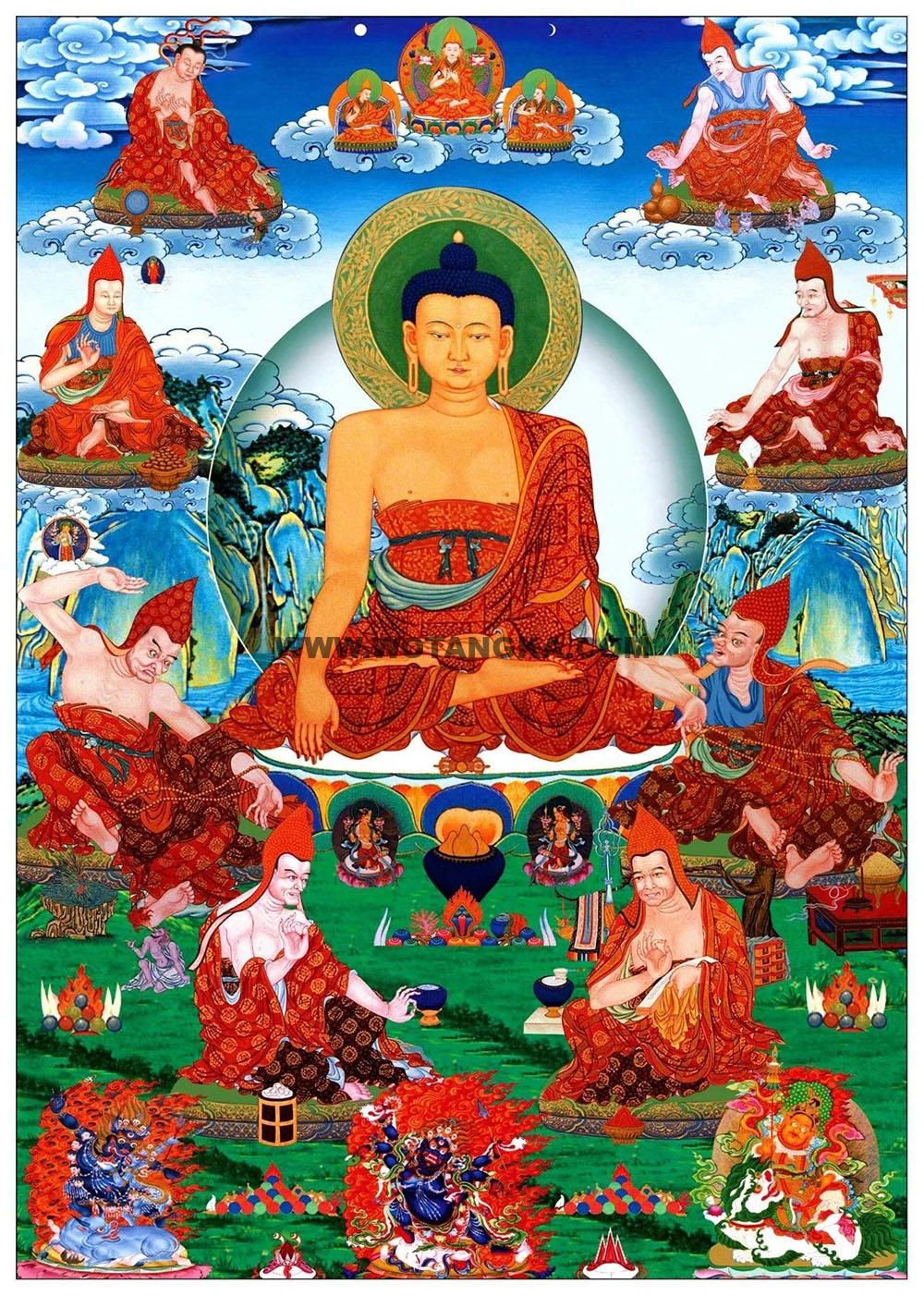 沃唐卡编号AC67605：释迦牟尼佛
