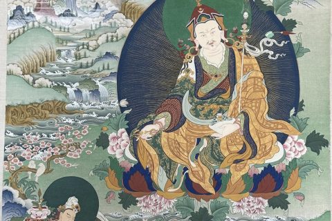 编号188-392101：嘎玛嘎赤-莲花生大士（70*50CM左右）