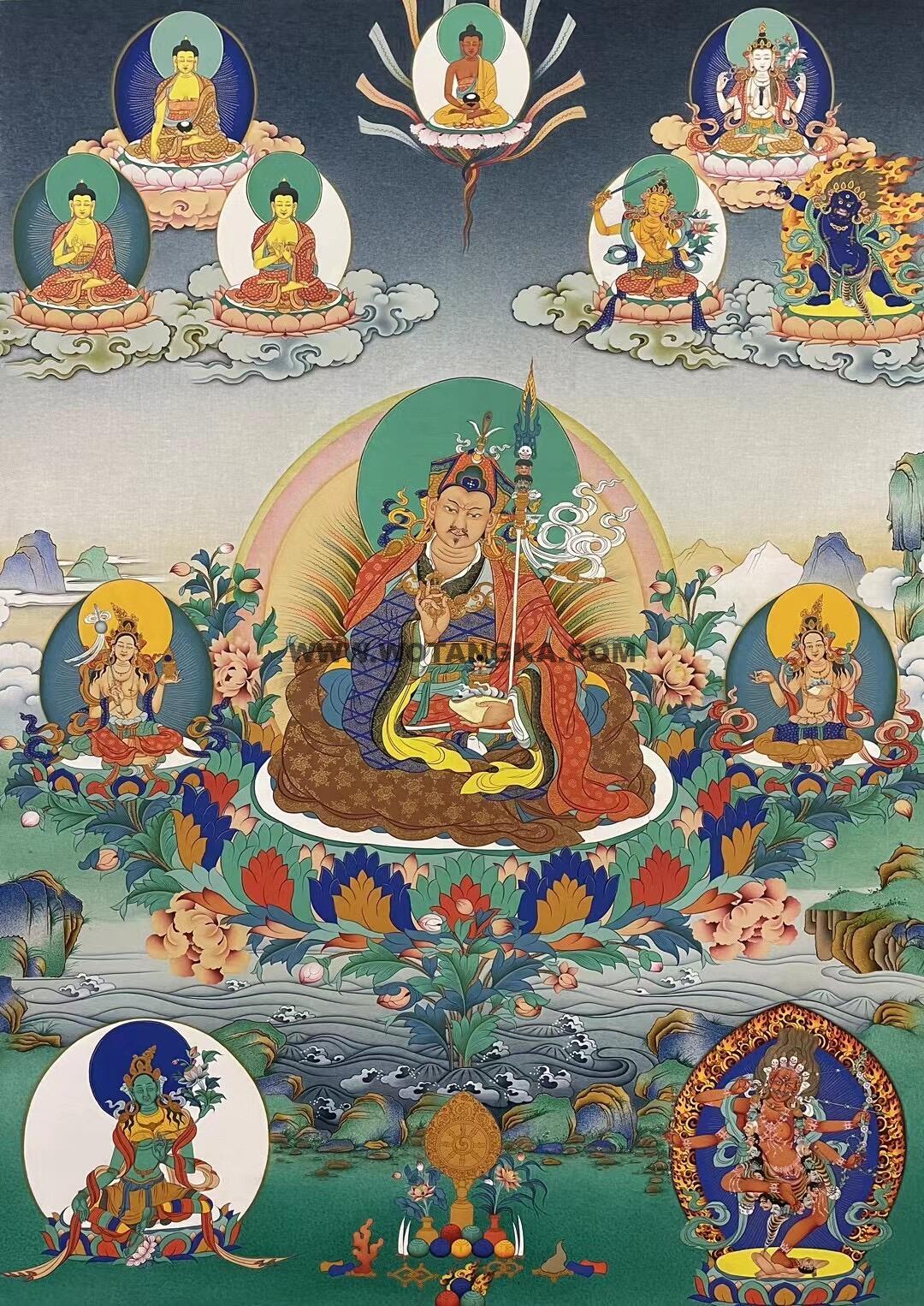 编号188-430058:嘎玛嘎赤-莲花生大士(90*60CM左右)