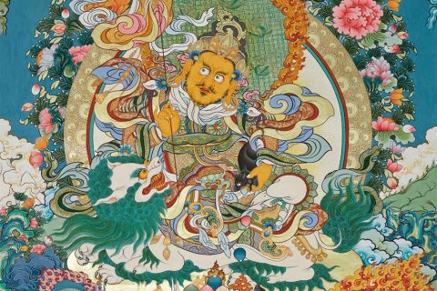 沃唐卡编号AC12678：财宝天王