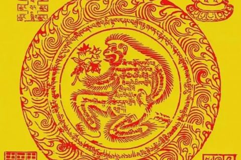 沃唐卡编号AC12988：降伏非人咒轮