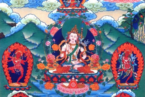 沃唐卡编号AC16903：怀业九本尊