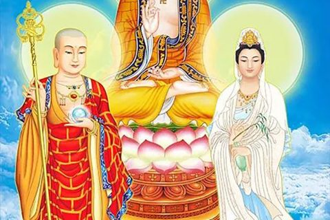 沃唐卡编号AC17208：婆娑三圣