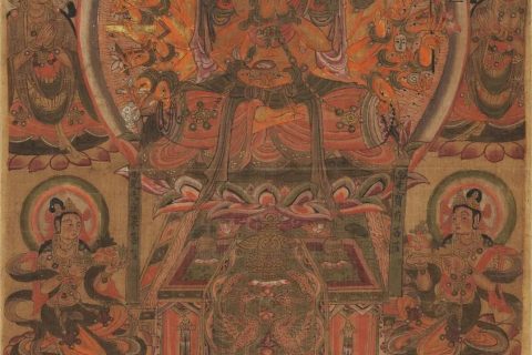 沃唐卡编号AC22701：观音菩萨