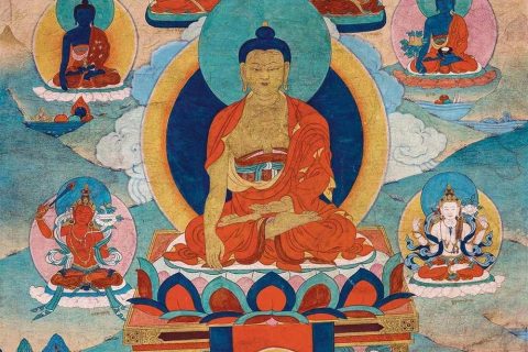 沃唐卡编号AC22704：释迦牟尼佛