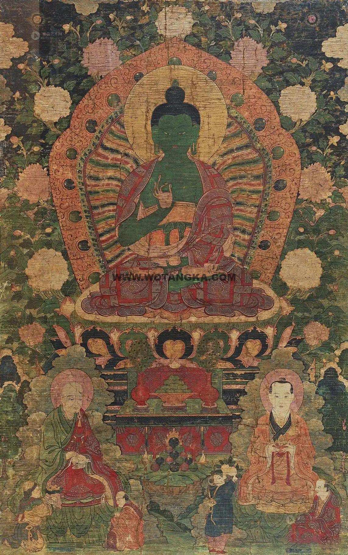 沃唐卡编号AC24929：不空成就佛