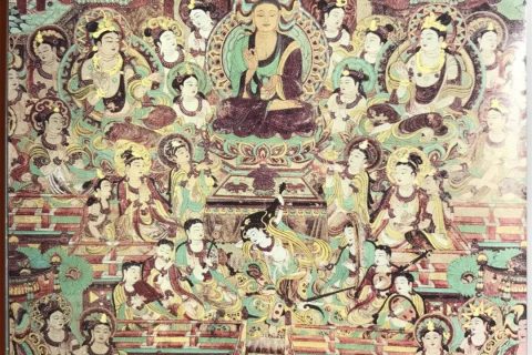 沃唐卡编号AC25159：佛国净土