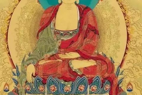 沃唐卡编号AC27215：释迦牟尼佛