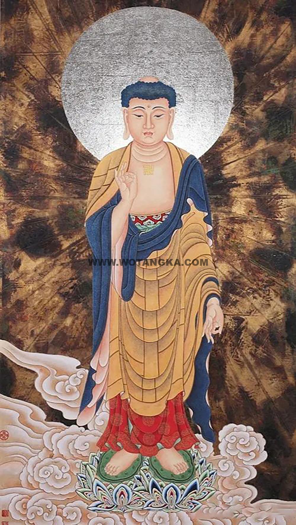 沃唐卡编号AC28579：阿弥陀佛