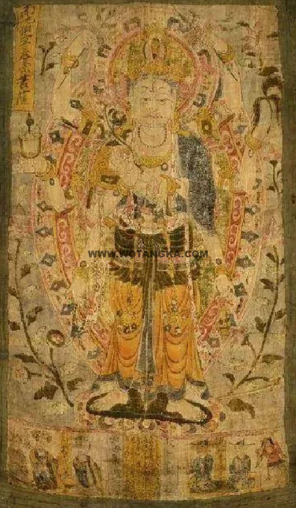 沃唐卡编号AC30023：不空罥索菩萨