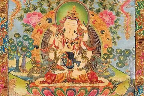 沃唐卡编号AC30198：金刚萨埵